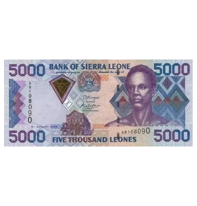 Sierra leona 5.000 Leones 2003 Pick 27b